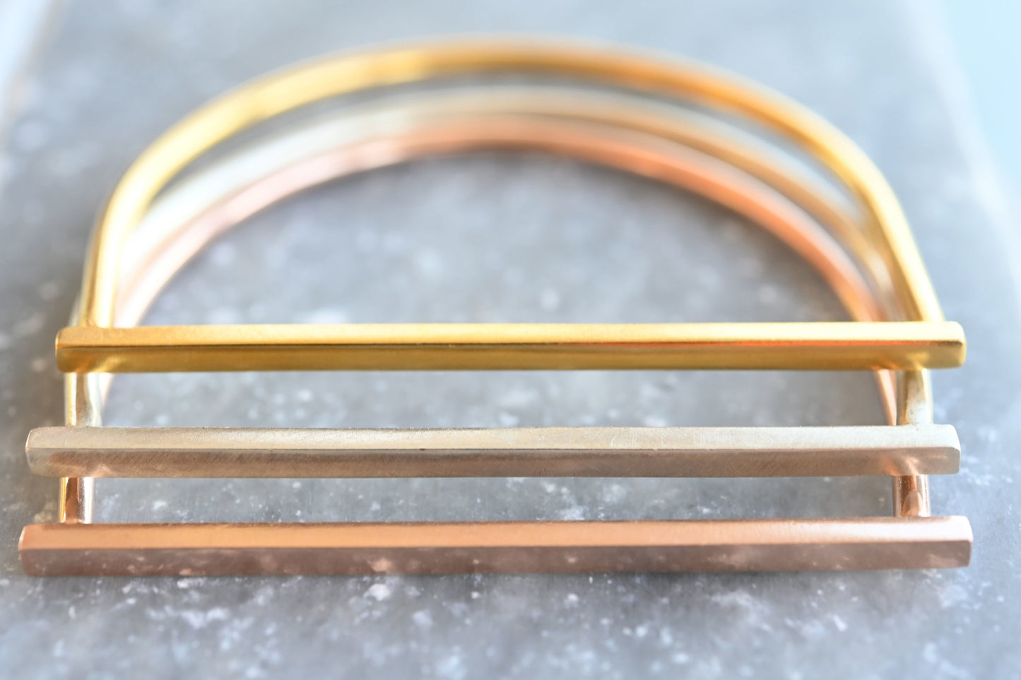 Round & Square Bangle 3mm