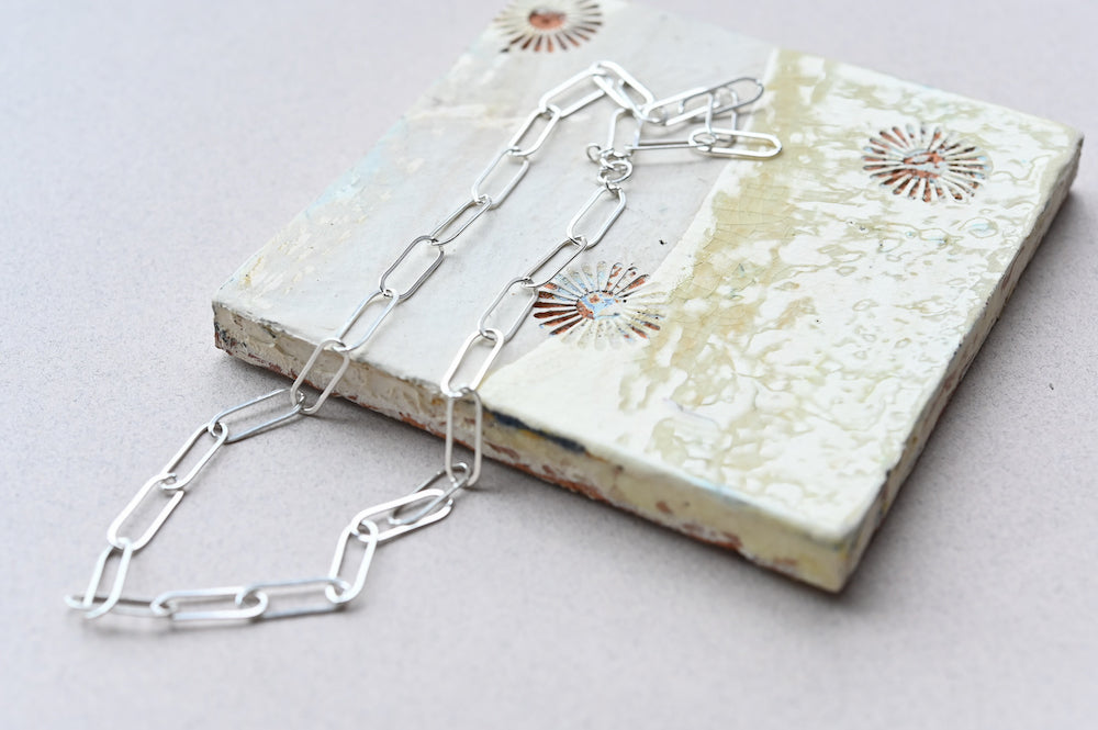 NEW Oversized Paperclip Chain