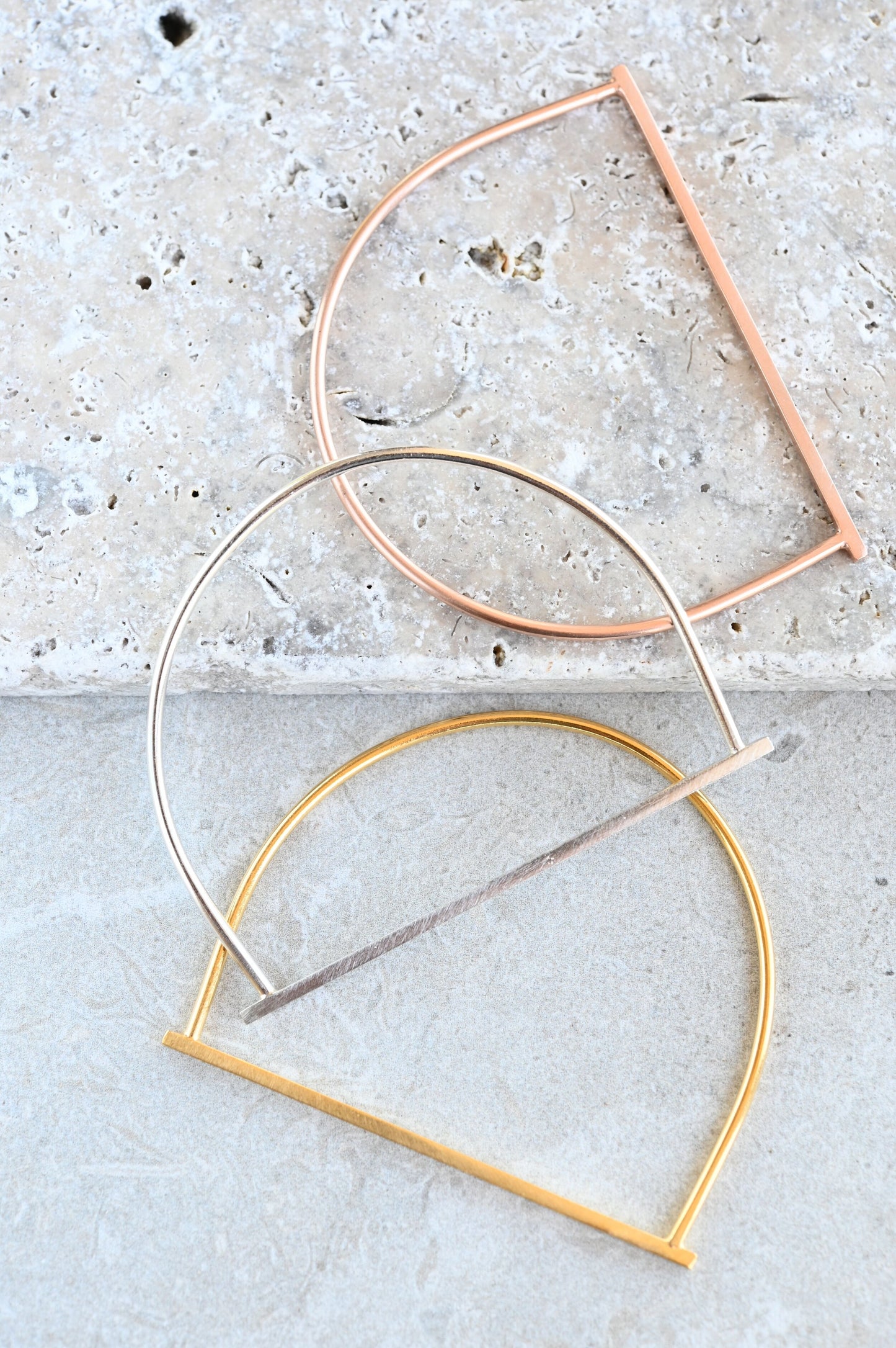 Round &amp; Square Bangle 2mm,handmade jewellery, jewellery, handmade, sterling silver, rose gold, gold, bangle, bracelet