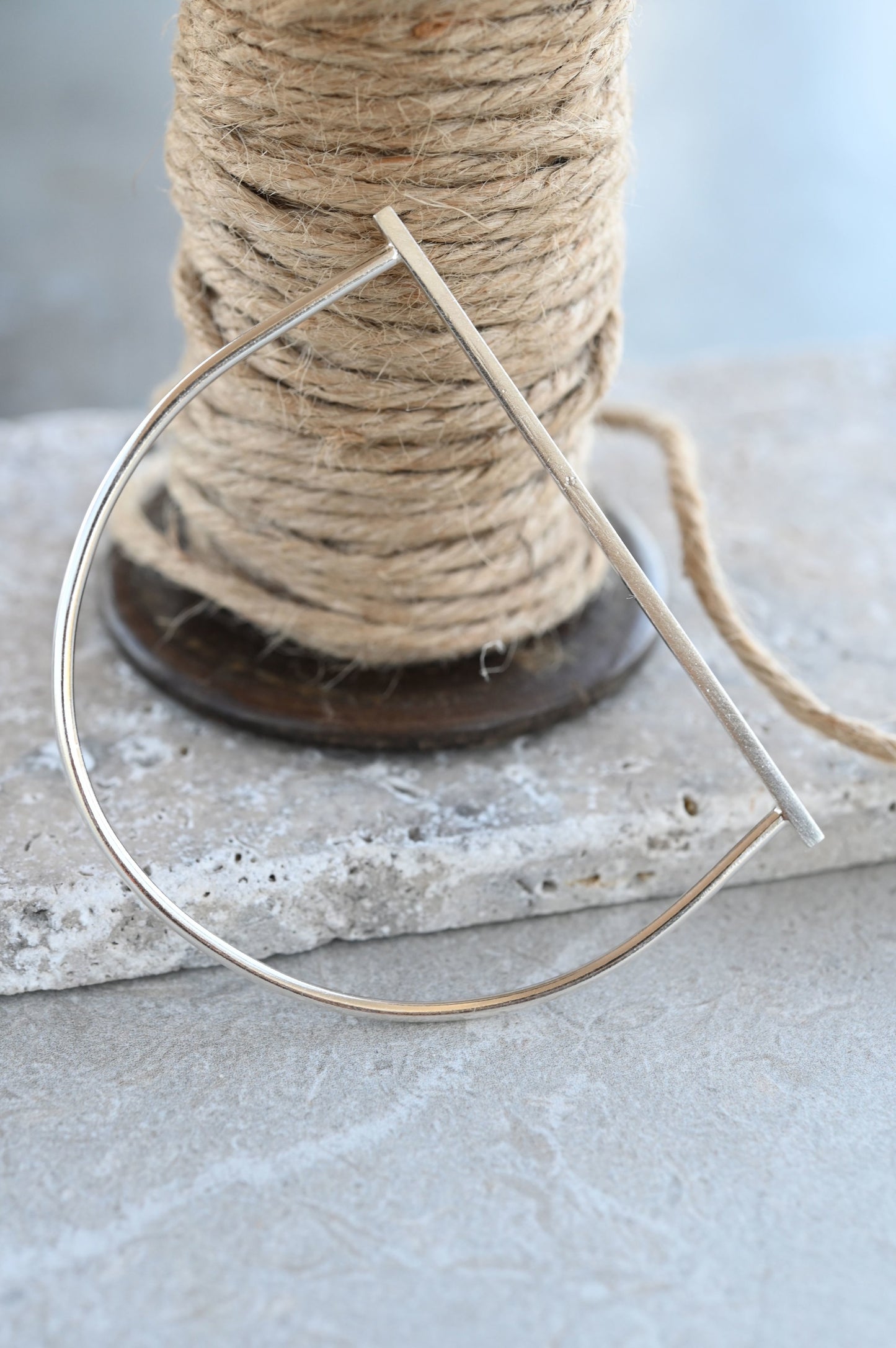Round & Square Bangle 2mm