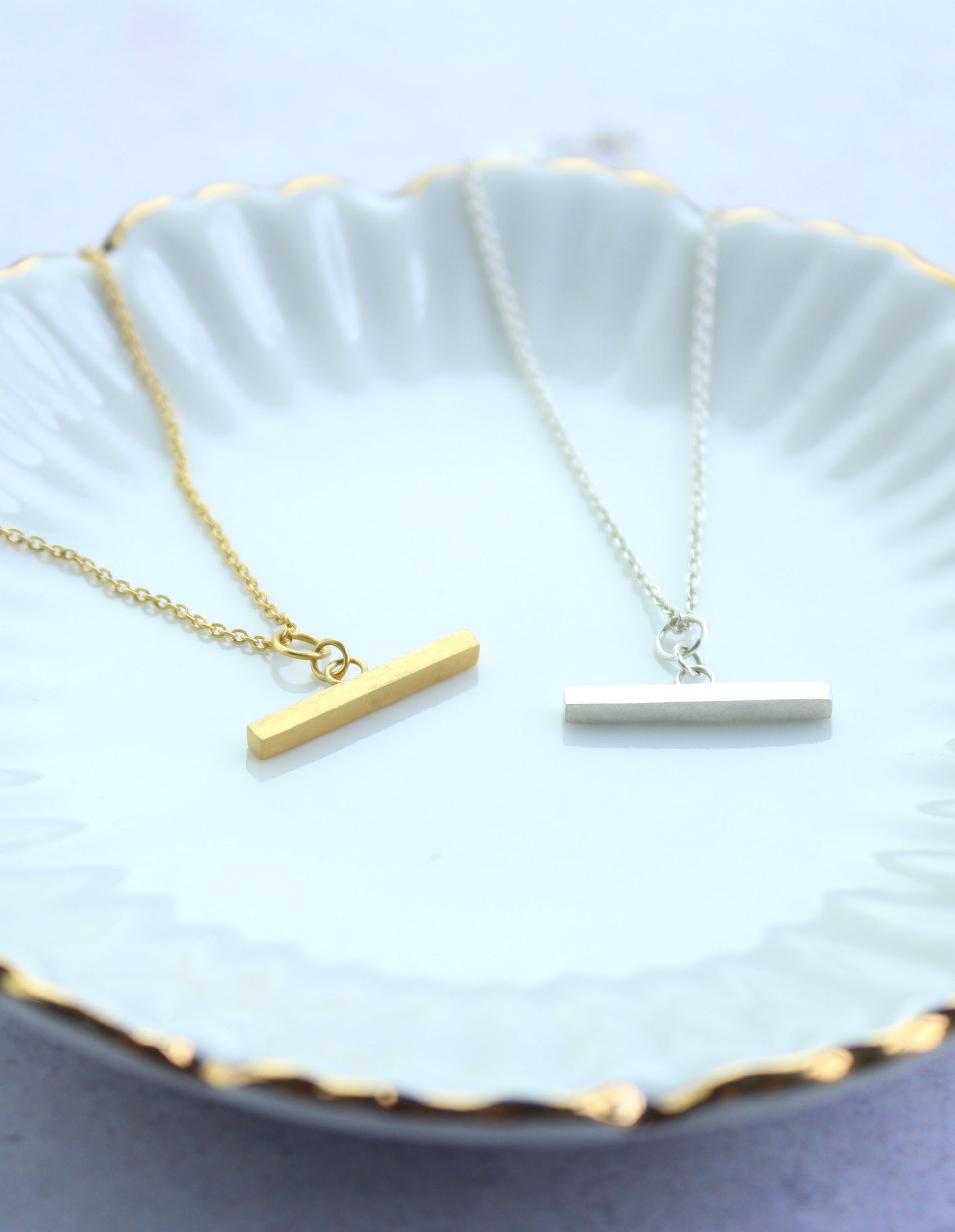 Bar Necklace,sterling silver, gold, rose gold, rose gold plated, gold plated, bracelet, handmade, handmade jewellery, necklace, geometric, geometricjewellery, bar, bar jewellery